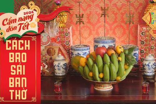 Cách bao sái ban thờ ngày cuối năm