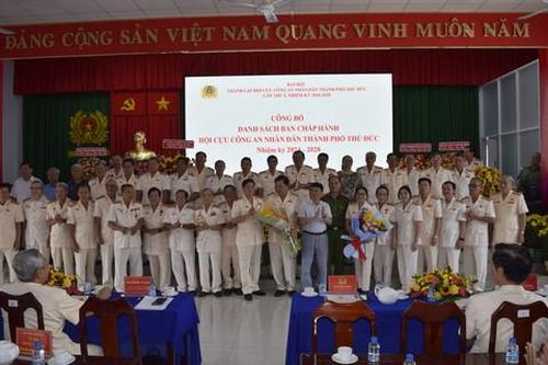 Thành lập Hội Cựu Công an nhân dân TP.Thủ Đức