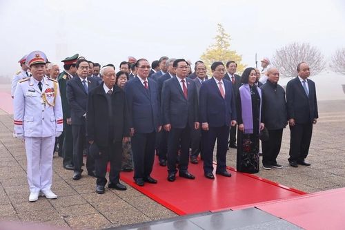 Lãnh đạo Đảng, Nhà nước tưởng niệm Chủ tịch Hồ Chí Minh