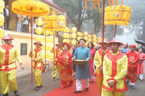 Tái hiện nhiều nghi lễ đón Tết cung đình tại Hoàng thành Thăng Long