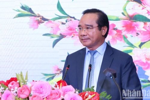 Đoàn đại biểu Vương quốc Campuchia chúc Tết tỉnh Long An nhân dịp Xuân Giáp Thìn