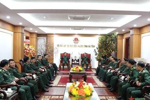 Trung tướng Phạm Trường Sơn kiểm tra sẵn sàng chiến đấu tại Bộ đội Biên phòng tỉnh Hà Tĩnh