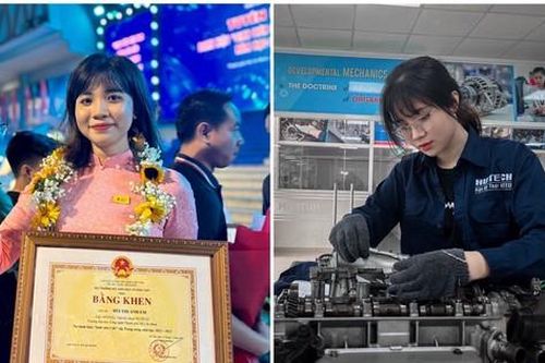 Nữ sinh An Giang chuyên ngành Công nghệ kỹ thuật ô tô 'ẵm' trọn Sao Tháng Giêng và Sinh viên 5 Tốt cấp Trung ương 2023