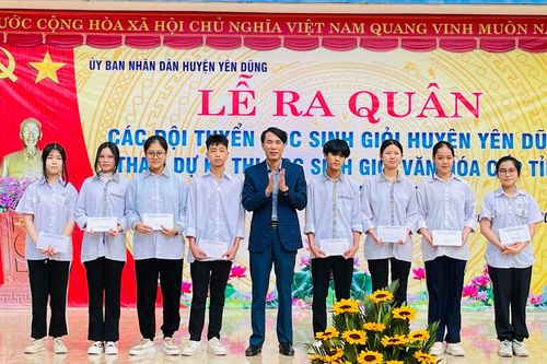 Yên Dũng (Bắc Giang) đạt kết quả cao trong kỳ thi học sinh giỏi