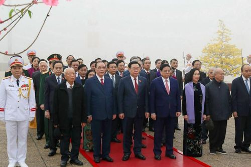 Lãnh đạo Đảng, Nhà nước vào Lăng viếng Chủ tịch Hồ Chí Minh
