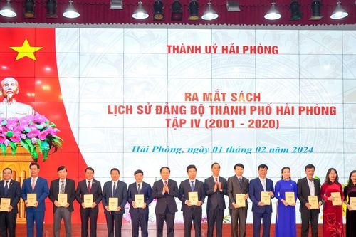 Hải Phòng: Ra mắt cuốn Lịch sử Đảng bộ thành phố tập 4