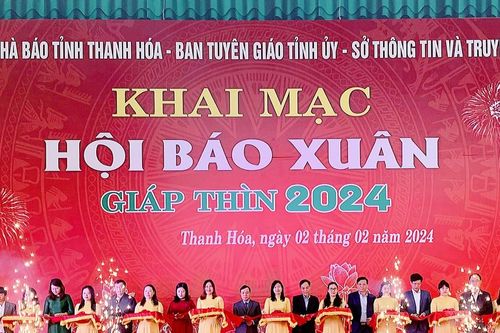Thanh Hóa: Khai mạc Hội báo Xuân Giáp Thìn 2024