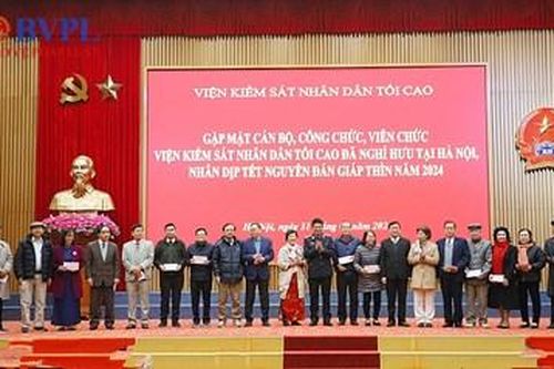 Lãnh đạo VKSND tối cao gặp mặt, chúc Tết cán bộ hưu trí tại Hà Nội