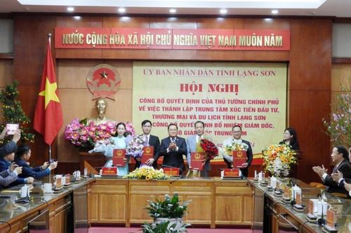 Thành lập Trung tâm Xúc tiến đầu tư, thương mại và du lịch tỉnh Lạng Sơn