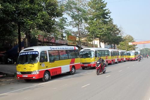 Mở tuyến xe buýt số 19 Việt Trì- Đoan Hùng