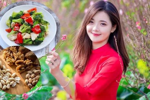 Những thực phẩm giúp chị em da đẹp, dáng xinh đón Tết