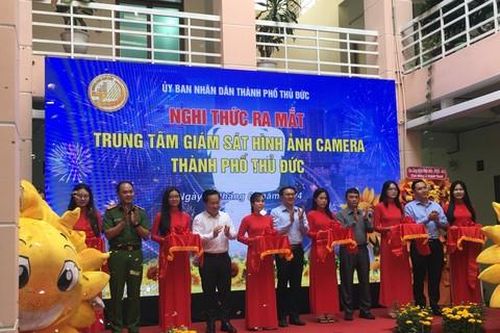 UBND TP.Thủ Đức: Khánh thành trung tâm giám sát hình ảnh camera