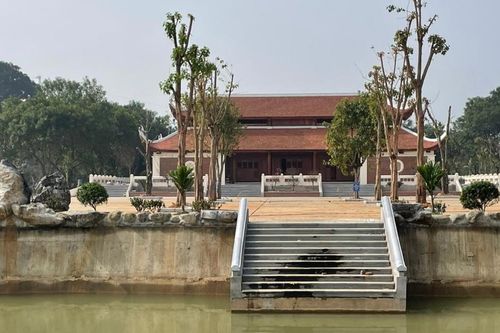 Hoàn thành 85% khối lượng công việc tại Khu lưu niệm Nguyễn Trãi 194 tỷ đồng