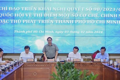 Thủ tướng chủ trì phiên họp lần thứ hai Ban Chỉ đạo triển khai cơ chế, chính sách đặc thù với TPHCM