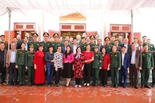 Cục Chính trị, Tổng cục Hậu cần khánh thành Nhà lưu niệm tại xã Định Biên
