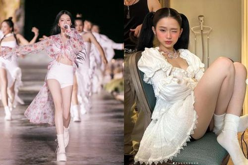 Sau kì 'chín ép', Linh Ka mặc hở được khen mướt mắt