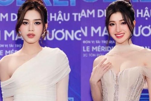 Dàn hoa hậu, á hậu mặc đồ lệch vai, xẻ ngực khoe dáng trên thảm đỏ
