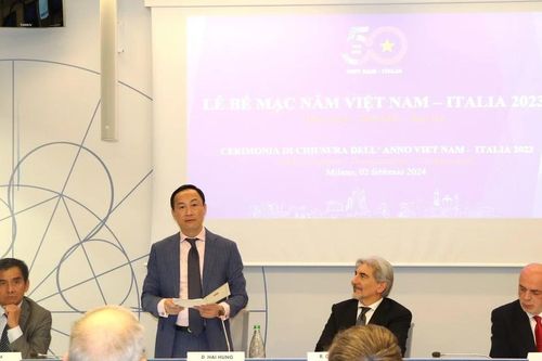 Năm Việt Nam tại Italy góp phần tô đậm thêm quan hệ tốt đẹp giữa hai nước