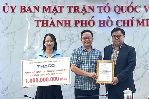 THACO trao tặng gần 25 tỷ đồng cho Quỹ 'Vì người nghèo' năm 2024