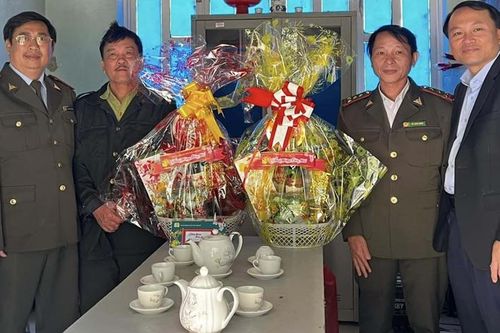 Thăm và chúc tết lực lượng bảo vệ rừng vùng sâu, vùng xa