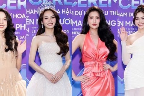 Hoa hậu Mai Phương khoe sắc cùng dàn Hoa - Á hậu trước thềm đi thi Miss World