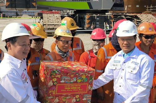 Phó Thủ tướng Trần Hồng Hà thăm, làm việc với PTSC tại thành phố Vũng Tàu