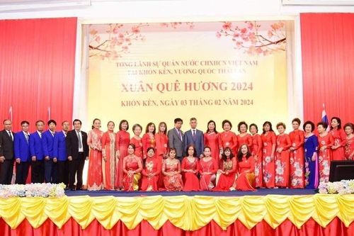 Kiều bào tại đông bắc Thái Lan hướng về đất nước trong dịp Tết cổ truyền