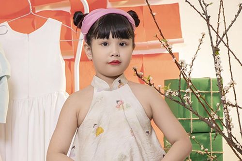 Mẫu nhí 8 tuổi xinh xắn, đáng yêu với bộ ảnh đón Tết