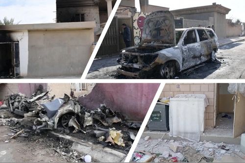 Cận cảnh hiện trường các mục tiêu liên quan tới Iran ở Iraq bị Mỹ tấn công trả đũa