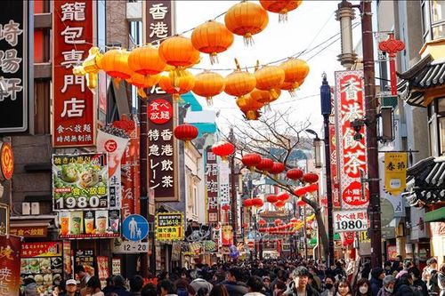 Tràn ngập không khí Tết nguyên đán ở Khu phố người Hoa tại thành phố Yokohama (Nhật Bản)