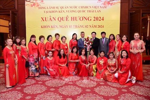 Xuân Giáp Thìn 2024: Kiều bào tại Đông Bắc Thái Lan phấn khởi mừng Tết cổ truyền