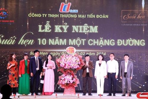 Kỷ niệm 10 năm thành lập Trung tâm Tổ chức sự kiện - Nhà hàng Suối hẹn