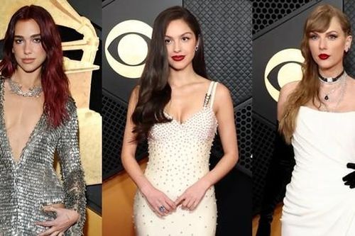 Thảm đỏ Grammys 2024: Taylor Swift diện váy cầu kỳ, Miley Cyrus mặc đồ siêu táo bạo