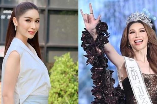 Khoảnh khắc đăng quang hài hước của tân Hoa hậu Chuyển giới Thái Lan 2024