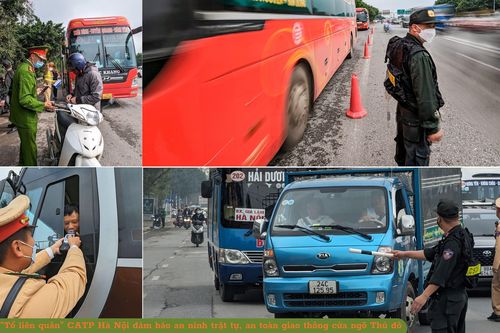 Xem 7 'Tổ liên quân' CATP Hà Nội đảm bảo an ninh trật tự, an toàn giao thông cửa ngõ Thủ đô