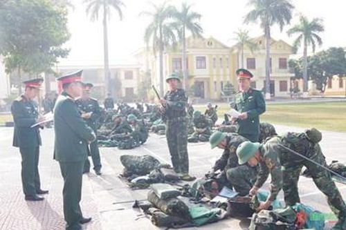 Bộ Chỉ huy Quân sự tỉnh Điện Biên kiểm tra sẵn sàng chiến đấu các đơn vị
