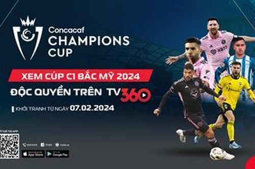 Xem Messi thi đấu cúp C1 Bắc Mỹ trên kênh nào?