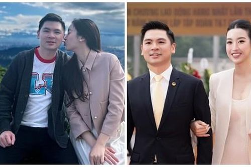 Đỗ Mỹ Linh 'nịnh' chồng thiếu gia dịp sinh nhật