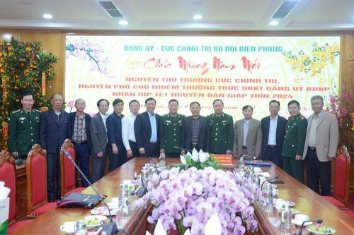 Gặp mặt, chúc Tết các cán bộ nguyên Thủ trưởng Cục Chính trị BĐBP