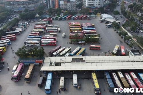 Ngày 26 tháng chạp, các bến xe ở Hà Nội vắng khách