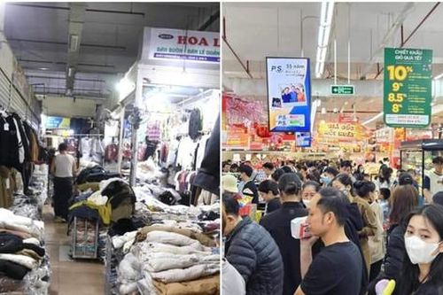 Cảnh trái ngược giữa siêu thị và chợ truyền thống ngày giáp Tết