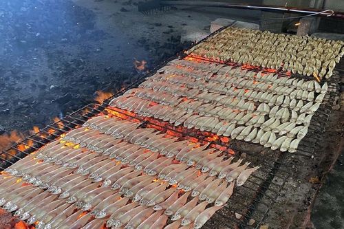 Làng nướng cá ở vùng biển Hà Tĩnh tất bật dịp giáp Tết Nguyên đán 2024