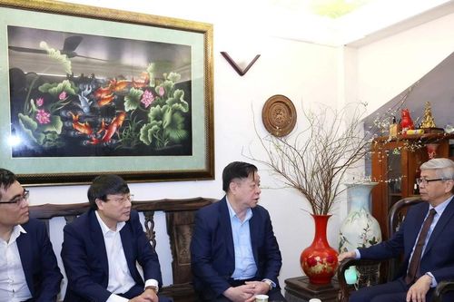 Trưởng Ban Tuyên giáo Trung ương thăm, chúc Tết các nhà khoa học, văn nghệ sỹ