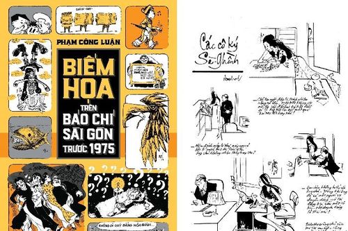 Gặp lại 'các cô Sè Ghềnh' qua sách 'Biếm họa trên báo chí Sài Gòn trước 1975'