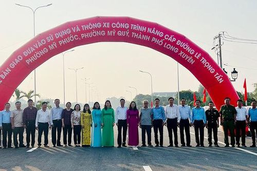 Lễ thông xe công trình nâng cấp đường Lê Trọng Tấn
