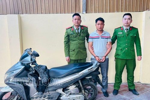 Công an thành phố Lào Cai bắt đối tượng có 4 tiền án trộm cắp tài sản