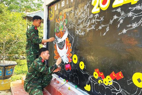 Tết của chiến sĩ trẻ
