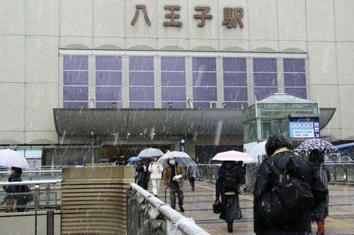 Nhật Bản: Tuyết rơi dày đặc ở khu vực Tokyo, giao thông bị gián đoạn