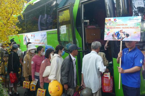 Gần 5.000 người 'Mang Tết về nhà'