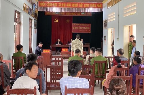 Tăng cường xét xử lưu động các vụ án về ma túy